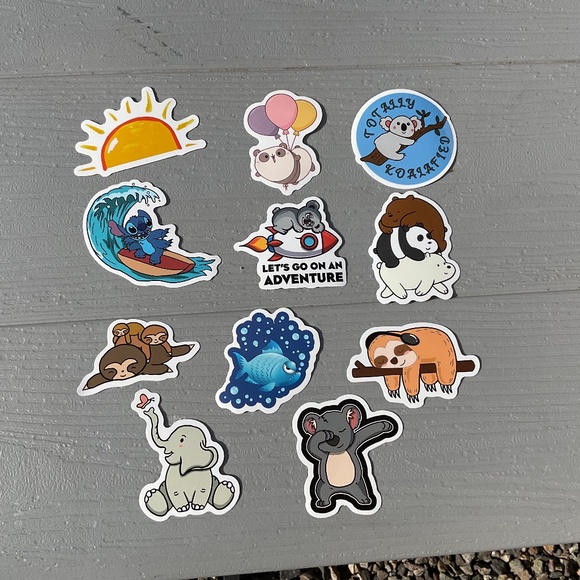 Kids Vinyl Stickers bundle of 11 new without tag - Picture 1 of 6